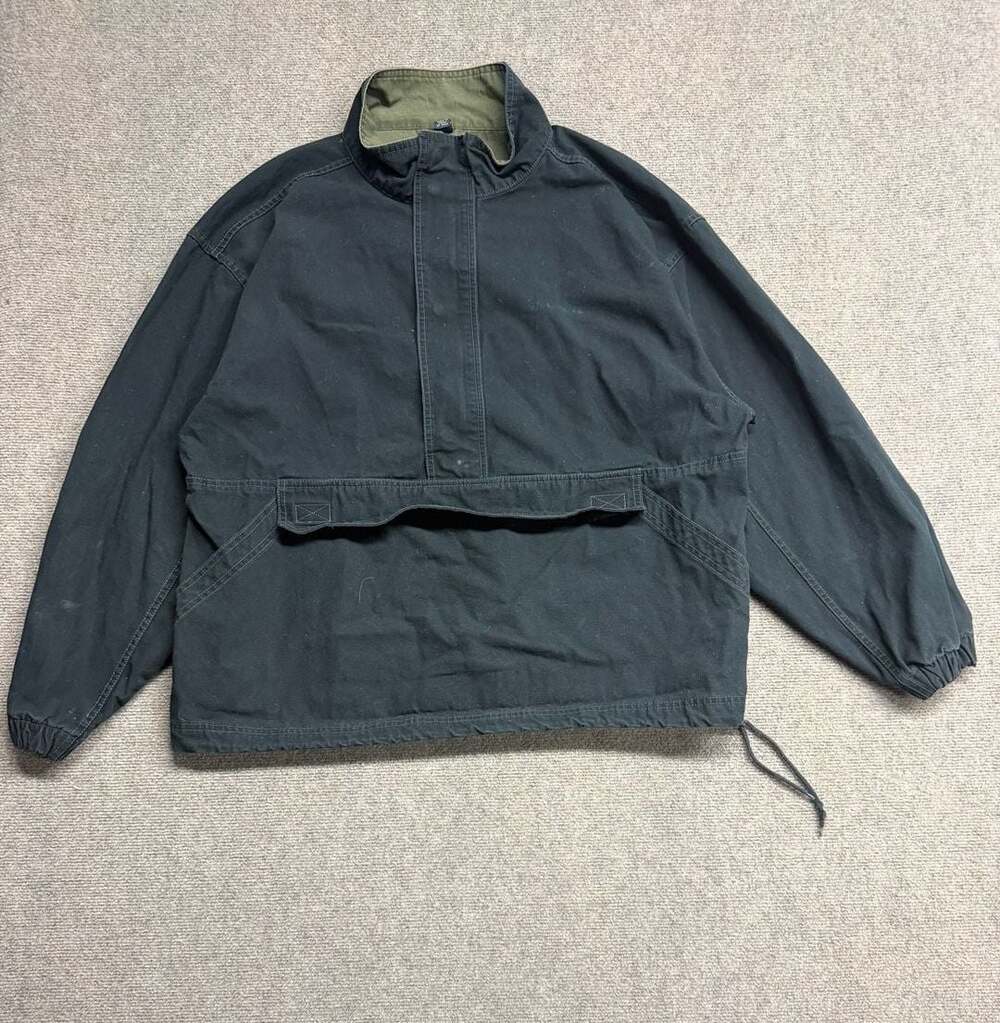 Gear For Sports Pullover Jacket Size L Black Cotton Anorak